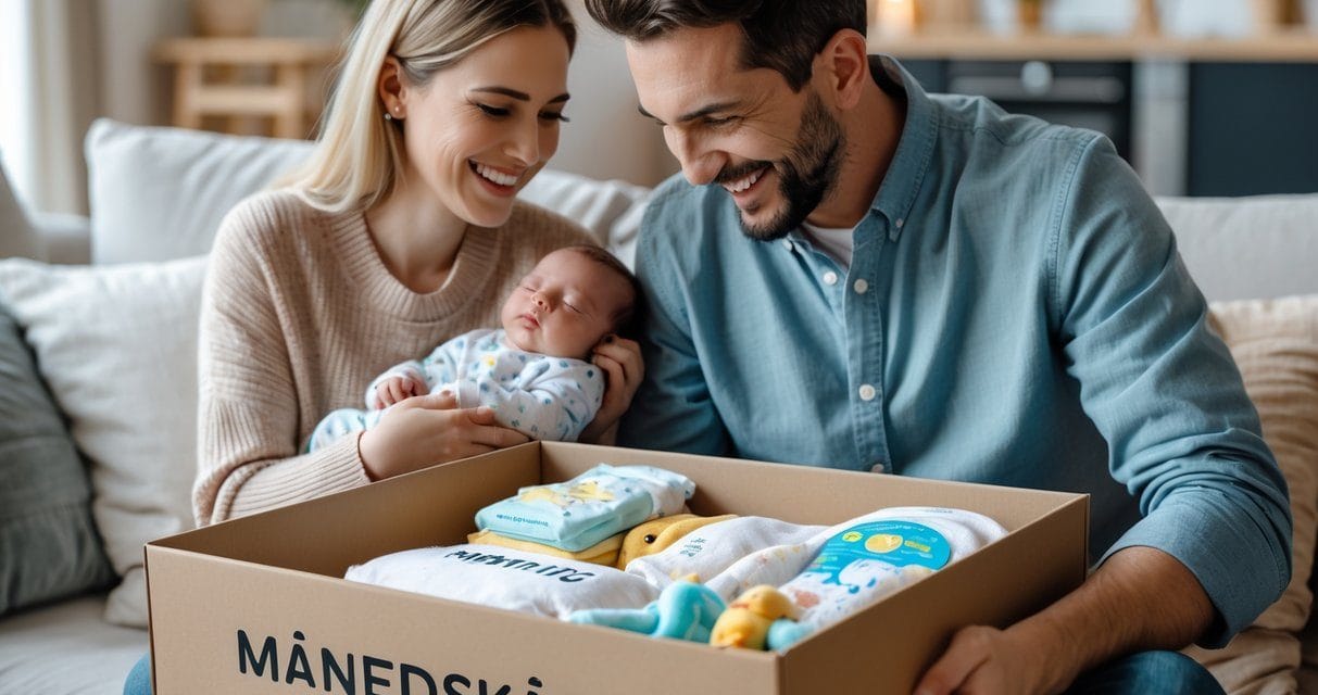 Gode grunde til at give en månedskasse i gave til nybagte forældre