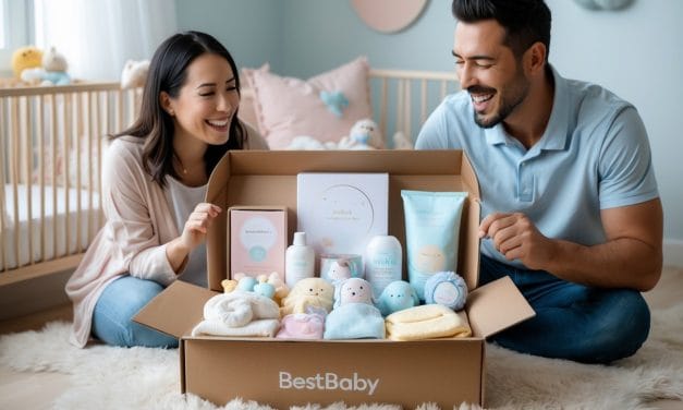 Opdag de bedste babyprodukter hos bestbaby med vores månedlige overraskelsesbokse